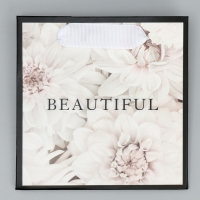 Пакет подарочный ламинированный квадратный, упаковка, &laquo;Красота внутри&raquo;, 14 х 14 х 9 см