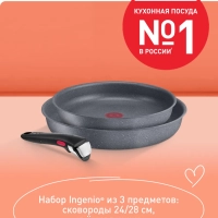 Набор посуды Ingenio Natural Force 24 28 см, Франция