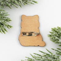 Новогодний значок в коробочке «Новый год: Котик» 3,1 х 3,7 см Новогодний значок в коробочке «Новый год: Котик» 3,1 х 3,7 см