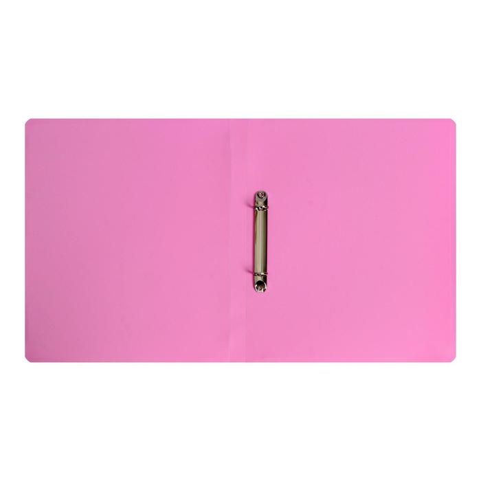Папка на 2 кольцах А4, Calligrata, 18 мм, 500 мкм, розовая