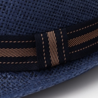 Шляпа мужская MINAKU "Пляж", размер 58, цвет синий