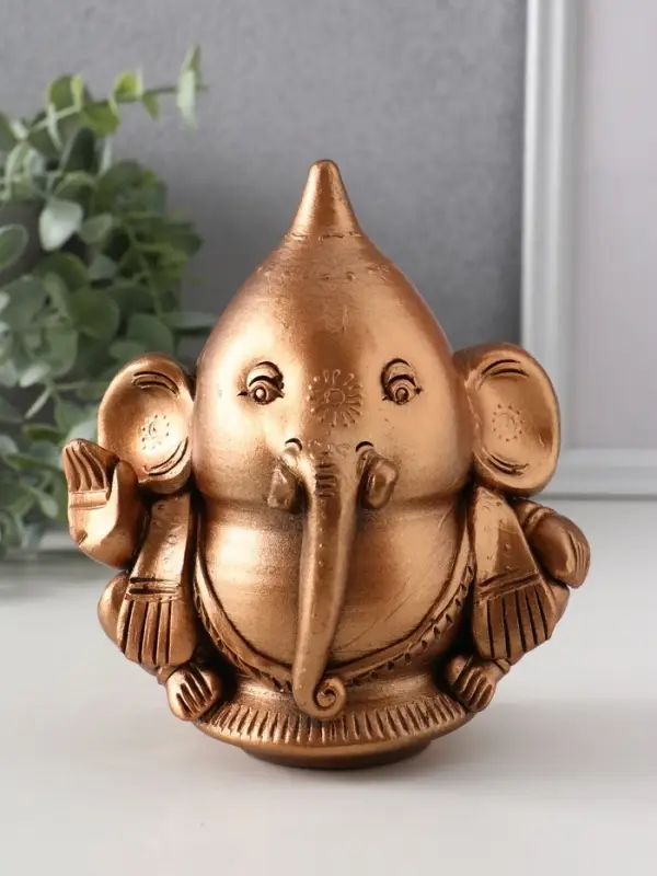 Фигура &laquo;Ганеш&raquo;, 14.5&times;13.5&times;9 см, бронза