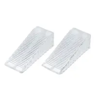 Ограничитель для дверей и окон ТУНДРА SP005, напольные, 96х40 мм, набор 2 шт