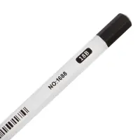 Карандаш угольный чёрный 18 В, корпус светло-серый