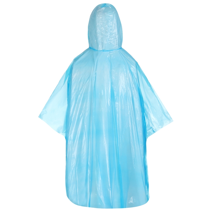 Дождевик - пончо, р. 48-50, синий