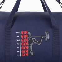 Сумка спортивная мужская, TEXTURA, маленький размер, цвет синий