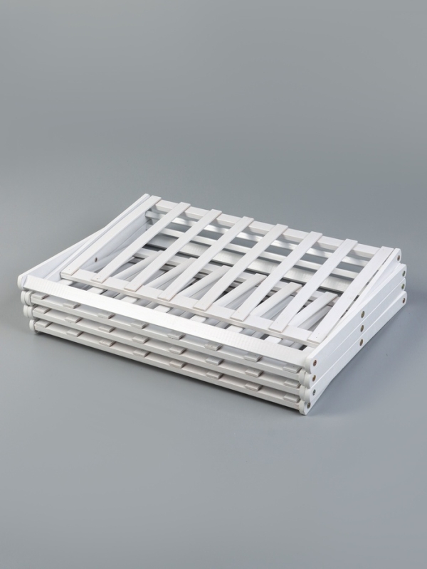 Подставка для цветов Greengo, 4 полки, 50 &times; 25 &times; 68 см, напольная, бамбук, белая