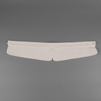 Воротник съёмный, диаметр горловины = 22 см, 42 &times; 6 см, цвет айвори