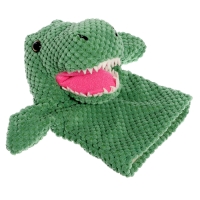 Мягкая игрушка на руку &laquo;Динозавр&raquo;, 26 см, цвет зелёный