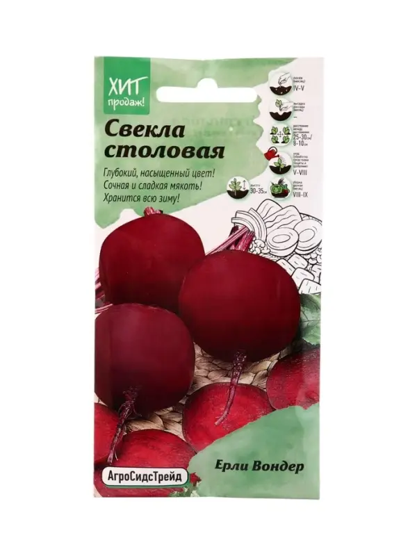 Семена Свекла Ерли Вондер 2 г