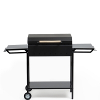 Мангал GrilMe, 35 х 115 х 83 см, сталь 2 мм, 2 полки, колёса