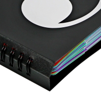 Нотная папка - 20 файлов 40 листов черная