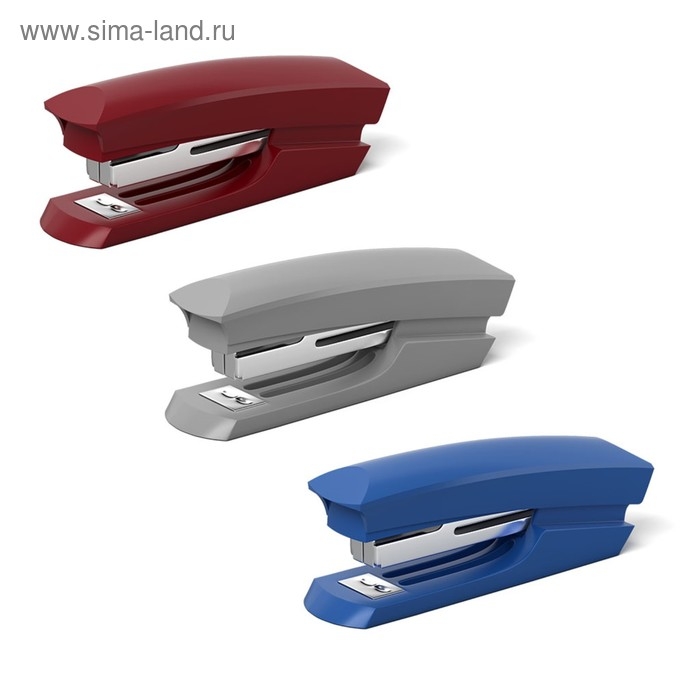 Степлер ErichKrause ECO № 10, до 20 листов, встроенный антистеплер, микс Степлер ErichKrause ECO № 10, до 20 листов, встроенный антистеплер, микс