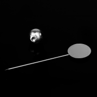 Основа для булавки с шариком d=1 см (набор 5 шт.), L=5 см, площадка 1,5 см, цвет серебро Основа для булавки с шариком d=1 см (набор 5 шт.), L=5 см, площадка 1,5 см, цвет серебро