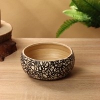 Ваза 15х15х6 см, бамбук