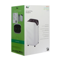 Осушитель воздуха Rix RD-10US, 200 Вт, 3 л, до 20 м2, 10 л/сут, белый Осушитель воздуха Rix RD-10US, 200 Вт, 3 л, до 20 м2, 10 л/сут, белый