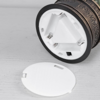 Светодиодная фигура &laquo;Фонарь с Дедом Морозом&raquo; 14 &times; 27 &times; 14 см, пластик, батарейки ААх3 (не в комплекте), USB, свечение тёплое белое