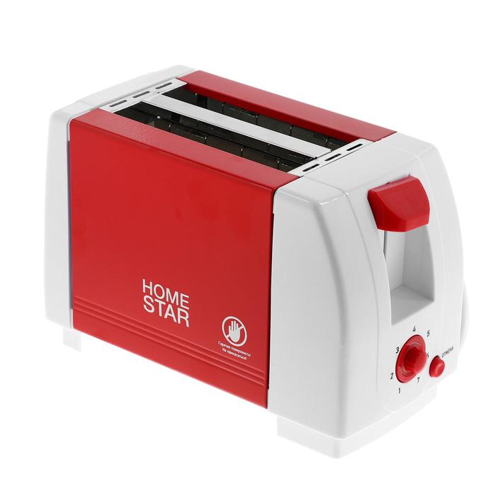 Тостер HOMESTAR HS-2002, 750 Вт, 7 режимов прожарки, коралловый Тостер HOMESTAR HS-2002, 750 Вт, 7 режимов прожарки, коралловый
