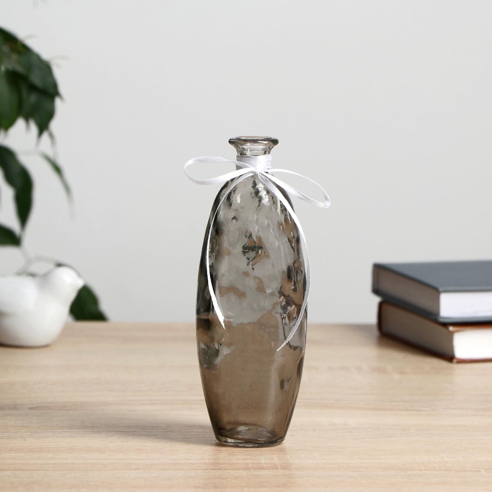 Ваза "Волшебные мгновения" дымка  d-3см 17,5х6см