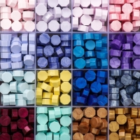 Набор сургуча "Светлые и тёмные цвета" матовый+перламутр 24 цвета 19х13х2 см Набор сургуча "Светлые и тёмные цвета" матовый+перламутр 24 цвета 19х13х2 см