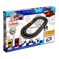 Автотрек &laquo;Крутой поворот&raquo;, работает от батареек