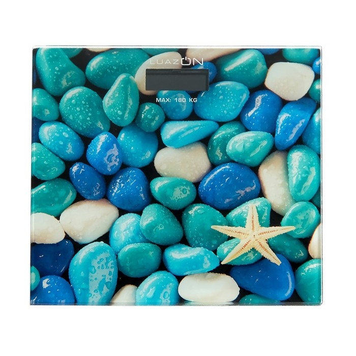 Весы напольные Luazon LVE-005 Весы напольные Luazon LVE-005 "Камни", электронные, до 180 кг, 2хAAА (не в комплекте)