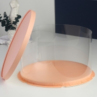 Коробка для торта, кондитерская упаковка, &laquo;Розовая&raquo;, 30 х 30 х 18 см