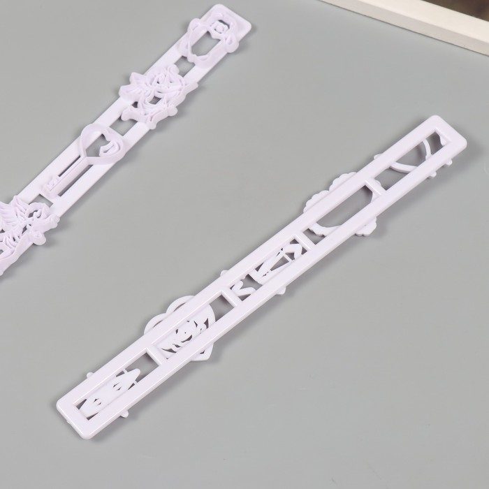 Каттеры для полимерной глины "Сердечность" набор 2 шт 2,5х24,8х0,7 см