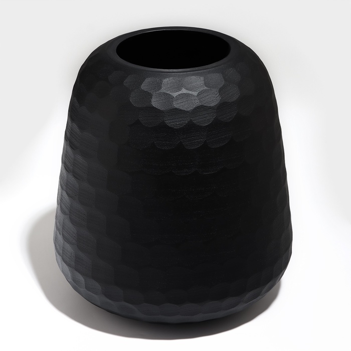 Ваза для цветов &laquo;Сара&raquo; из черного стекла 22 х 20 х 20 см