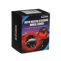 Оплетка на руль с подогревом от прикуривателя, 12 В, 40 Вт, размер 38 см, чёрный
