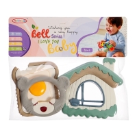 Набор прорезывателей для зубов &laquo;Мишутка&raquo;, 3 шт.