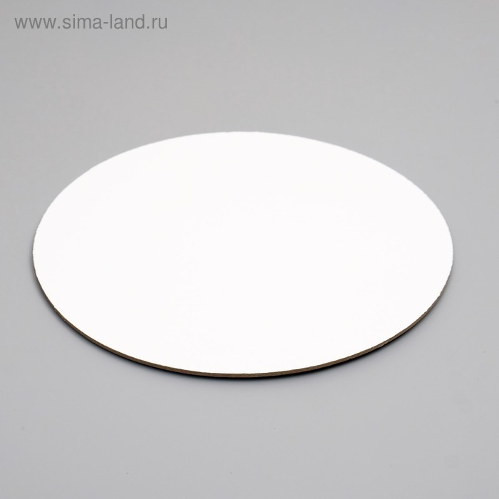 Подложка усиленная 26 см, черно - белая, 3,2 мм