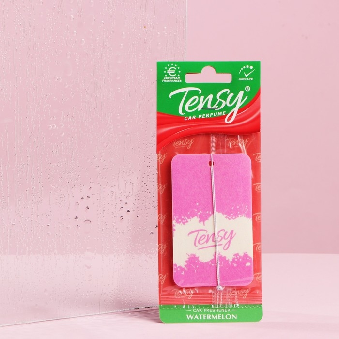 Ароматизатор подвесной Tensy картонный, Арбуз TA-05 МИКС