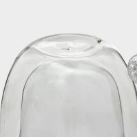 Кружка стеклянная с двойными стенками Magistro &laquo;Даймонд&raquo;, 200 мл