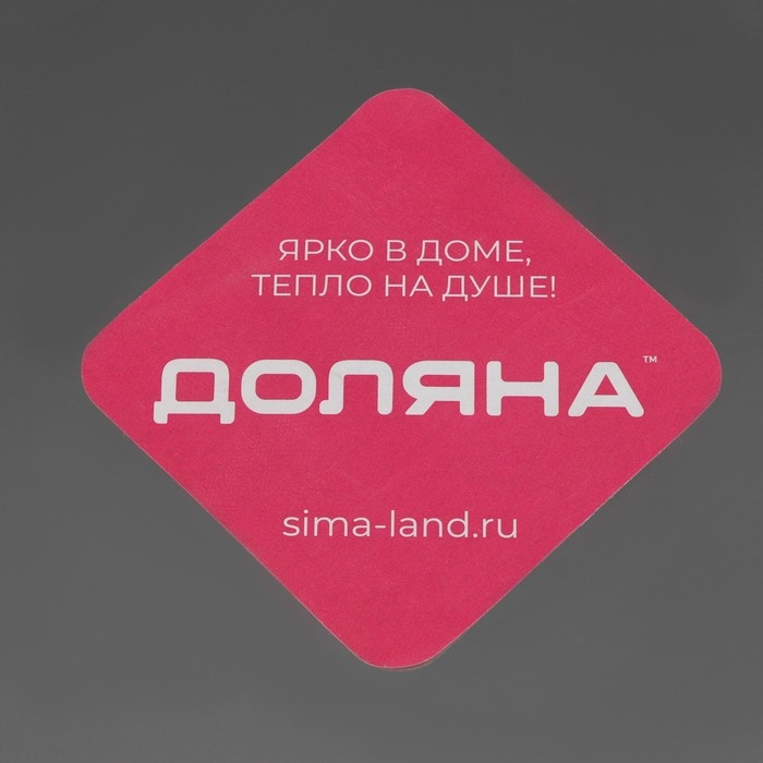 Поднос овальный из нержавеющей стали Доляна, 35&times;23 см, цвет серебряный