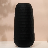 Ваза для цветов &laquo;Сара&raquo; из черного стекла 31 х 15 х 15 см