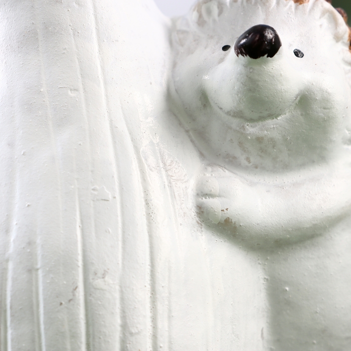 Садовая фигура "Ежик под мухомором" 8х11х19см