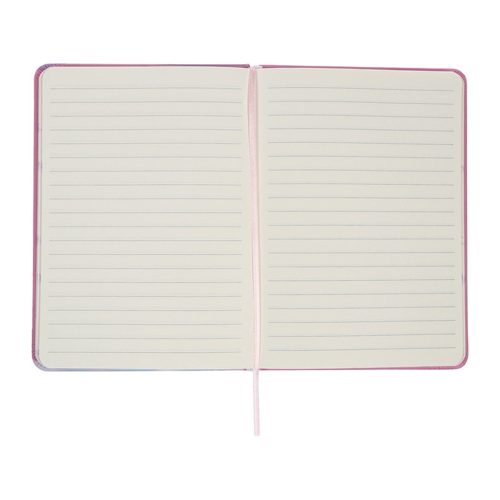 Записная книжка подарочная 96л,линия, цветной срез,обложка ПВХ 3D Мишка (17,7х12,4см)