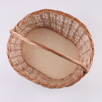 Корзина &laquo;Новая&raquo;, дно:34&times;24 см, верх:43&times;37 см, H=14/19/41 см, ручное плетение, шпон, лоза