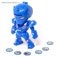 Робот «Стрелок» стреляет дисками, цвета МИКС Робот «Стрелок» стреляет дисками, цвета МИКС