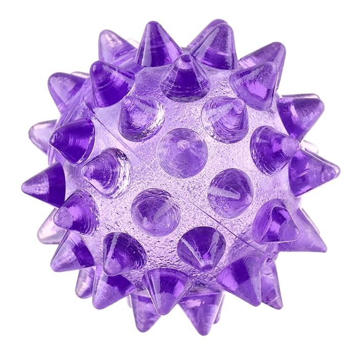 Мяч световой &laquo;Ёжик&raquo;, 3,5 см, цвета МИКС