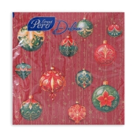 Новогодние салфетки бумажные GrandPero Deluxe &laquo;Волшебный занавес&raquo;, 3 слоя, 33х33 см, 20 шт