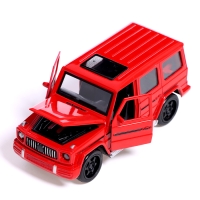 Машина металлическая &laquo;Внедорожник&raquo;, световые и звуковые эффекты, открываются двери, капот, инерция, цвет МИКС