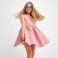 Платье детское с карманами KAFTAN, р. 32 (110-116), пудра Платье детское с карманами KAFTAN, р. 32 (110-116), пудра