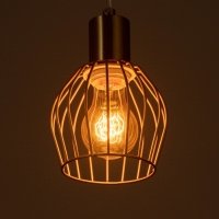 Светильник подвесной "Лофт" 1х25Вт Е27 Бронза 12х116х11