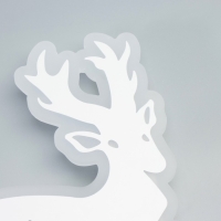 Бра "Олень" LED 10Вт 4000K белый 34х4,5х22 см Бра "Олень" LED 10Вт 4000K белый 34х4,5х22 см