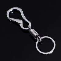 Брелок для ключей Cartage, карабин, металл, хром Брелок для ключей Cartage, карабин, металл, хром