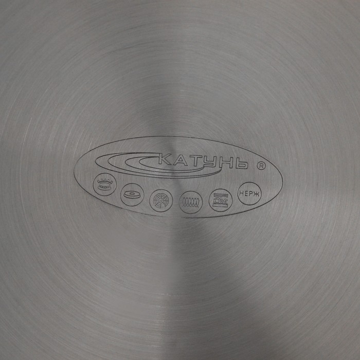 Сковорода &laquo;Общепит&raquo;, d=40 см, толщина стенок 0,8 мм, дно 3,5 мм, с теплораспределительным слоем, индукция