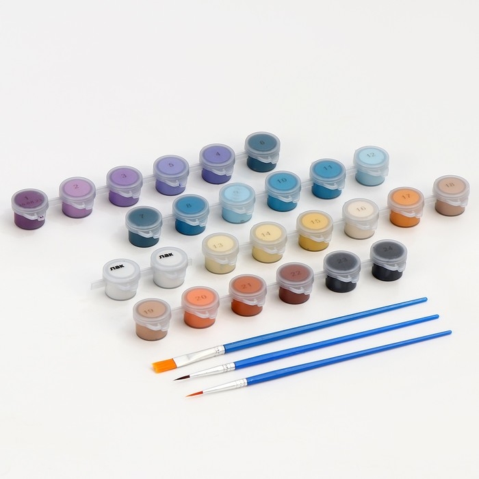 Картина по номерам на холсте с подрамником «Утро в горах», 40 х 50 см Картина по номерам на холсте с подрамником «Утро в горах», 40 х 50 см