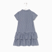 Платье для девочки, цвет синий/белый, рост 116 см Платье для девочки, цвет синий/белый, рост 116 см